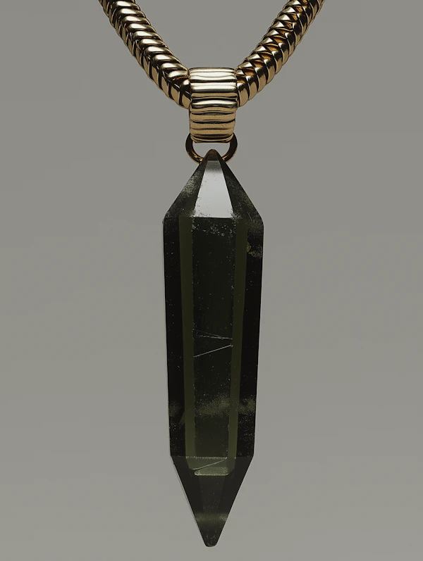 Elegant Green Crystal Pendant