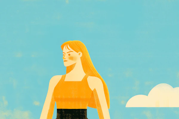 Stylized Woman Portrait