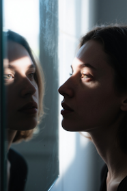 Reflective Portrait Photo On Lummi
