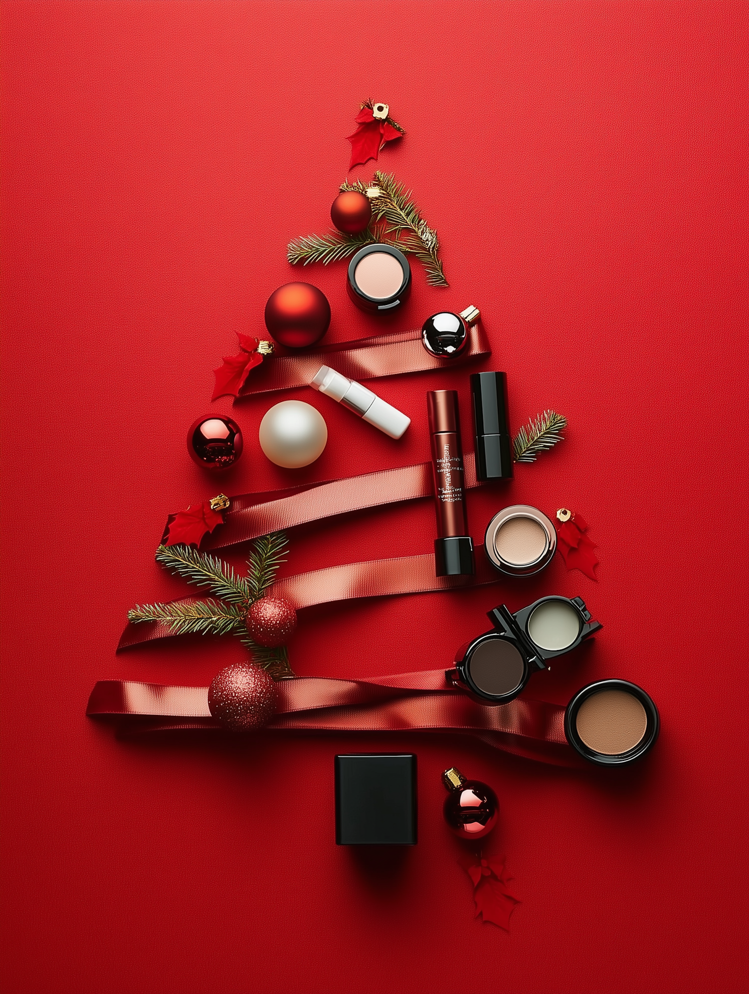 Festive Makeup Tree