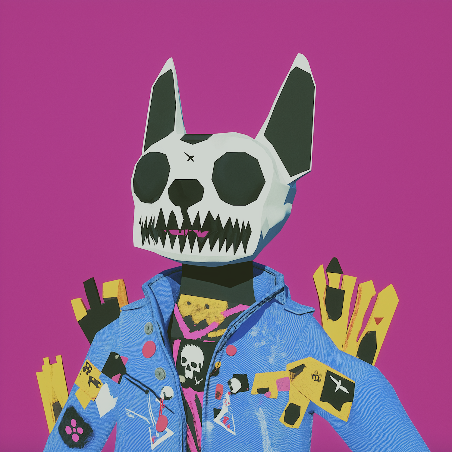 Stylized Skull Character