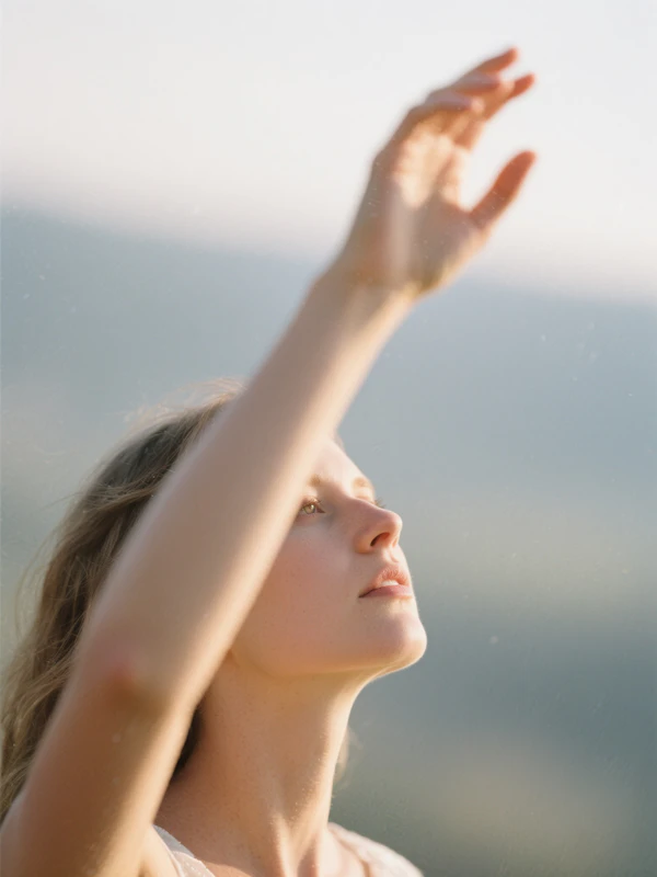 Serene Outdoor Portrait