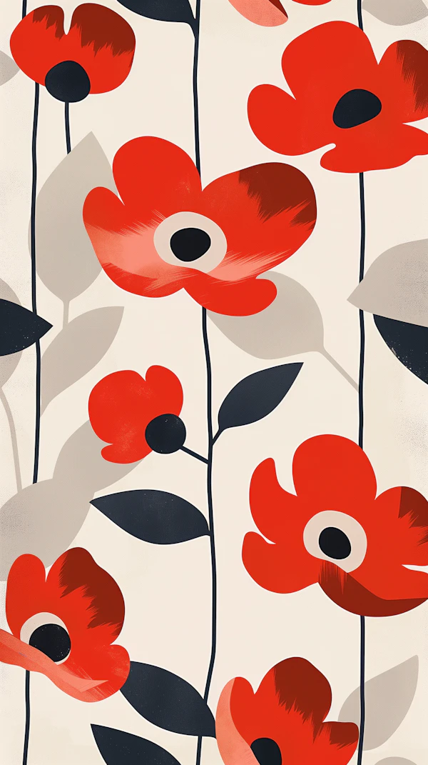 Modern Floral Illustration