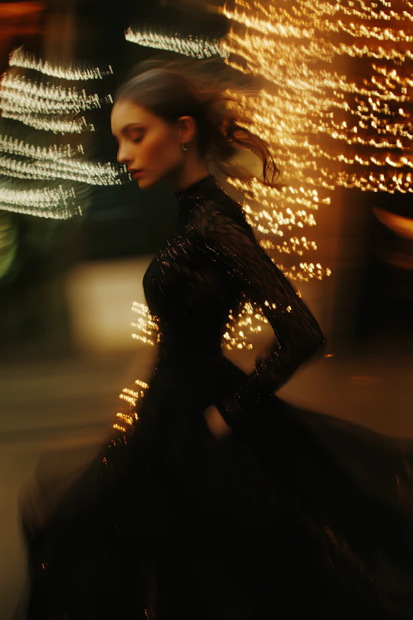 Dynamic Woman in Motion