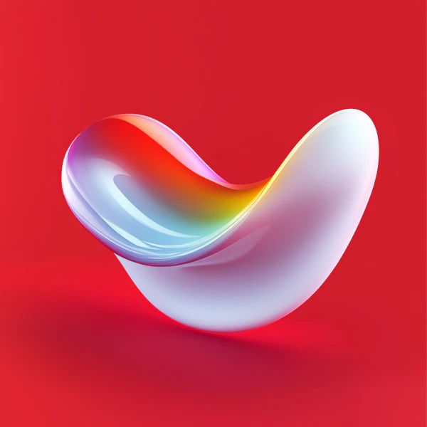 Abstract Rainbow Wave