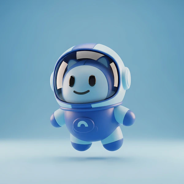 Cartoon Astronaut Art