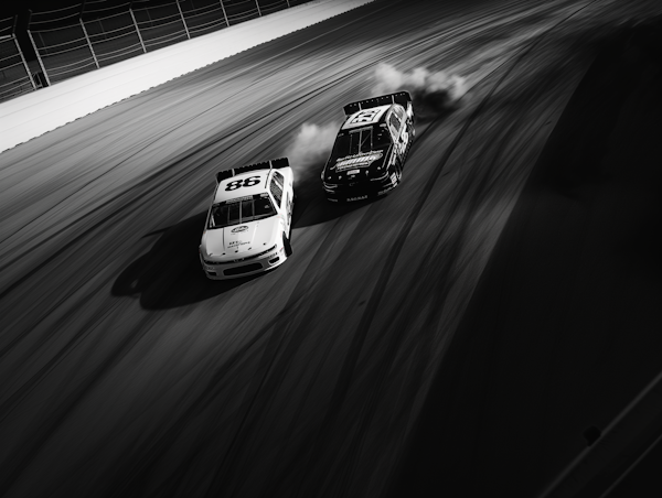 Monochrome Car Race Intensity