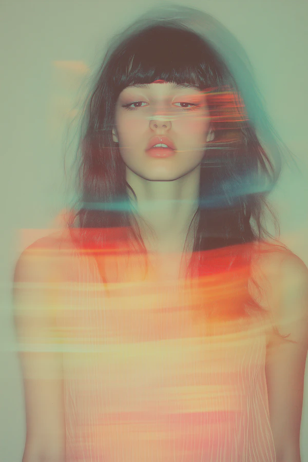 Dreamlike Portrait of a Young Woman