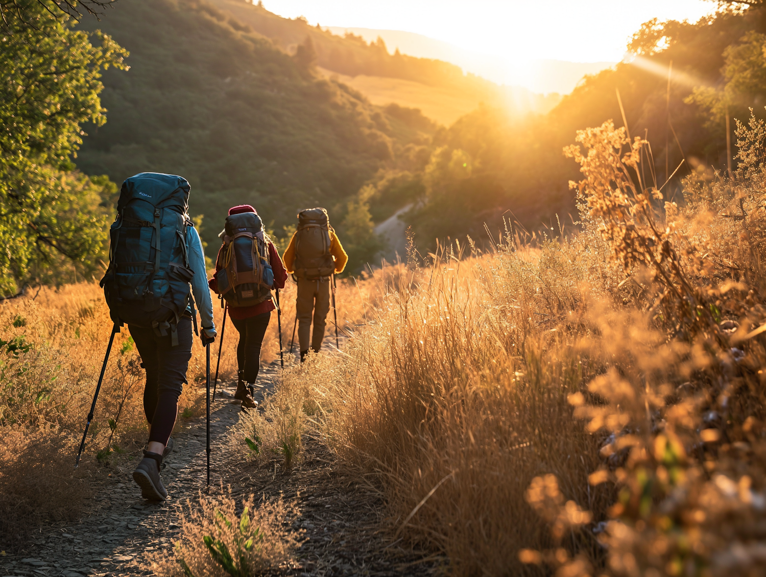 Sunset Companions on the Wilderness Trail