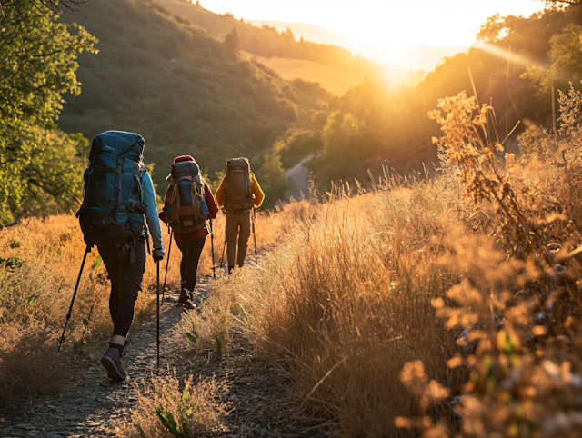 Sunset Companions on the Wilderness Trail