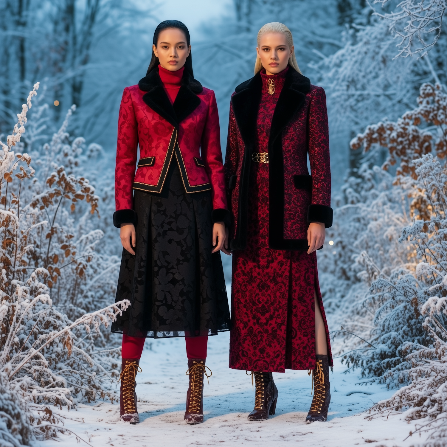 Elegant Winter Scene