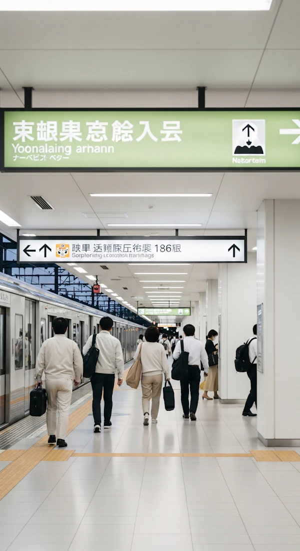 Modern Train Station