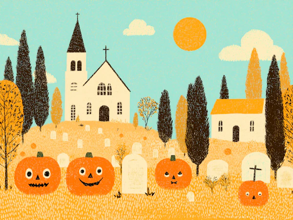 Autumn Countryside Scene