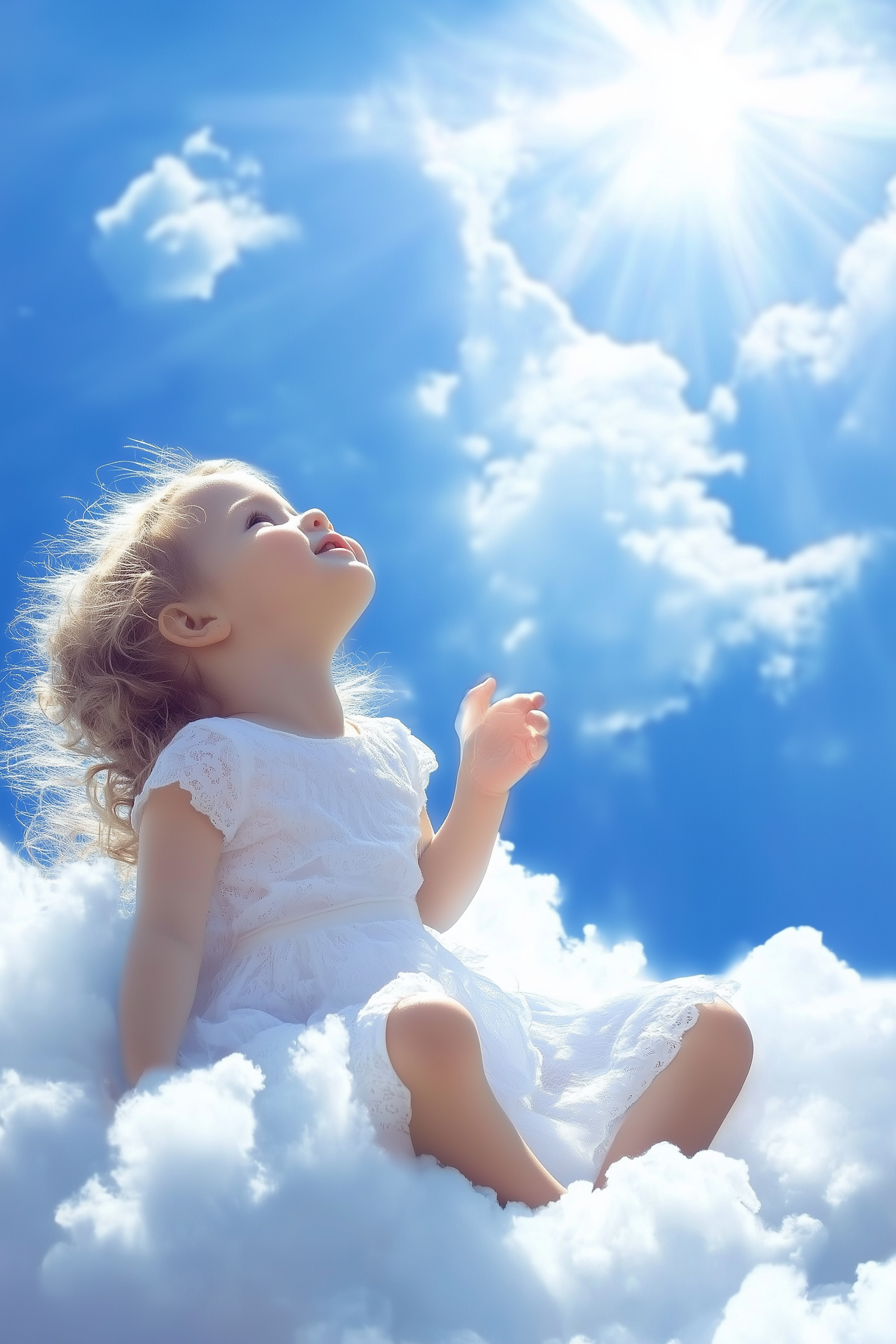 Child on Clouds