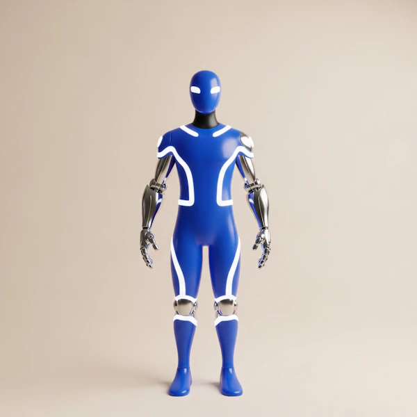 Futuristic Humanoid Robot