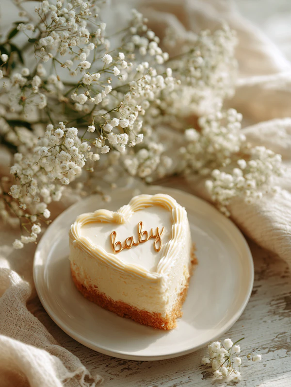 Heart-Shaped Cake Display