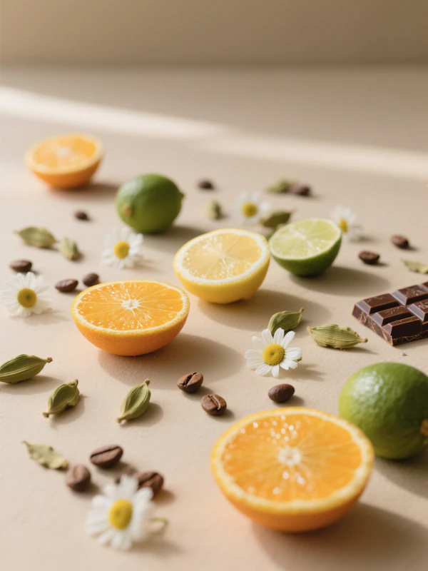 Citrus and Coffee Flatlay