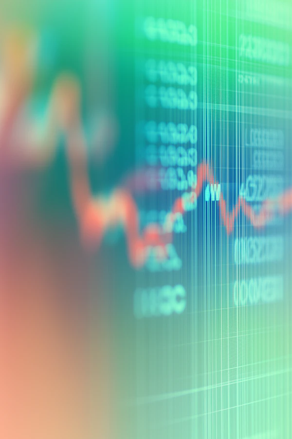 Abstract Financial Chart