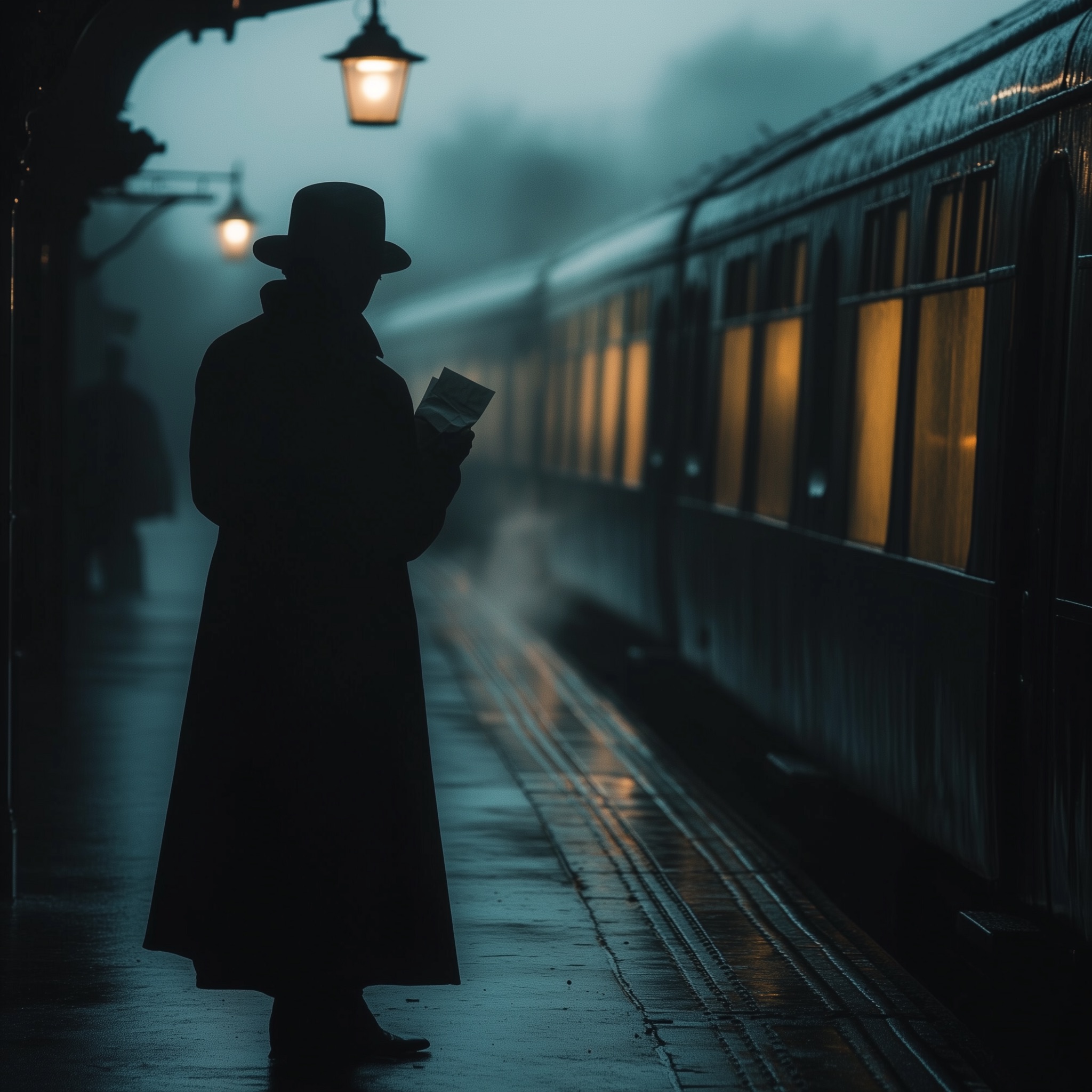 Mysterious Train Platform Photo on Lummi