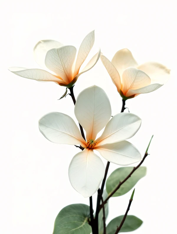 Delicate White Flowers