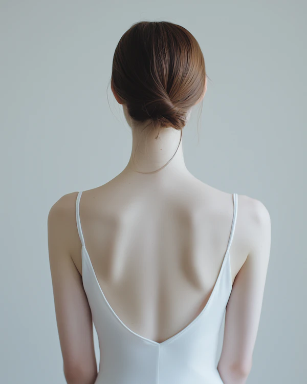 Elegant Woman in White