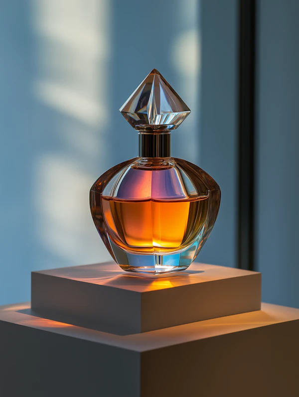 Elegant Perfume Display