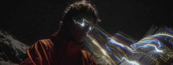 Futuristic Glow Portrait