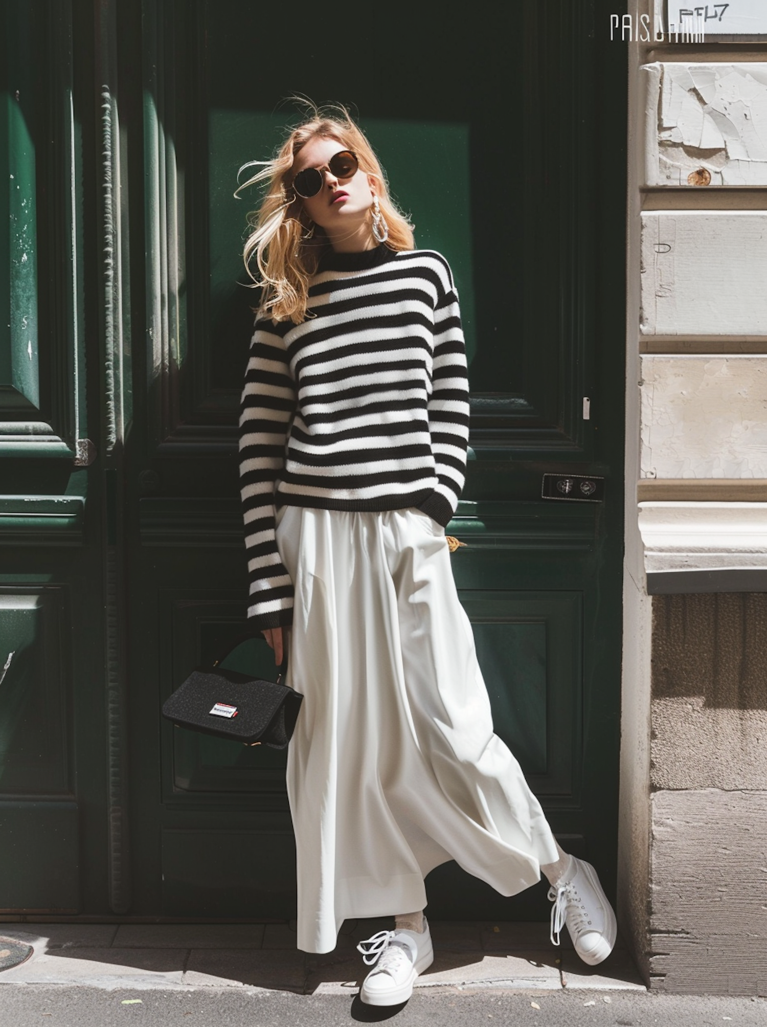 Stylish Woman in Urban Setting