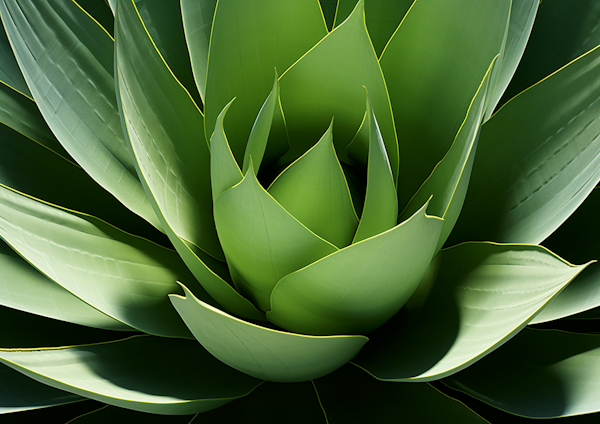 Spiraling Agave Symmetry