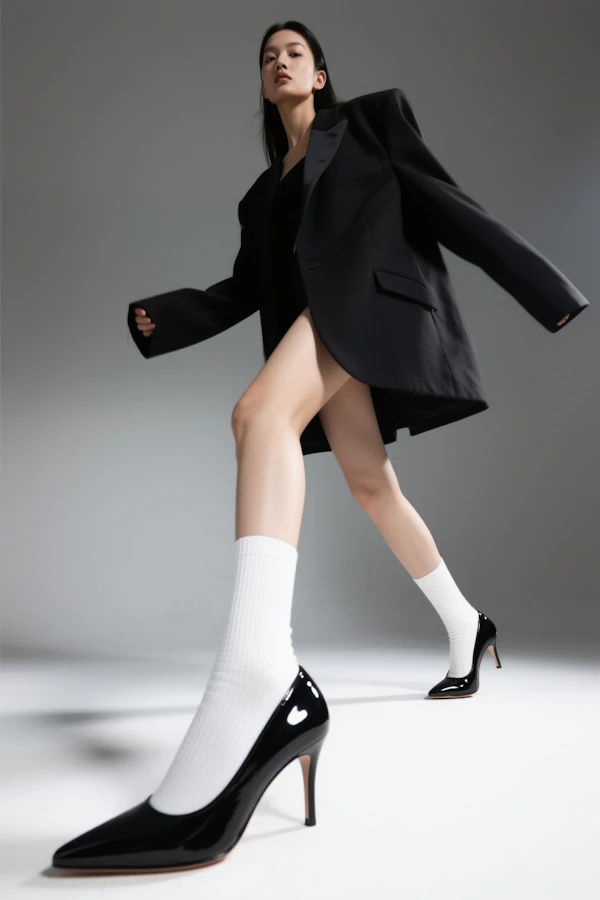 Stylish Woman in Blazer