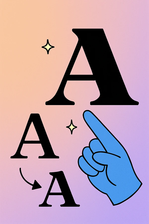 Stylized Letter A Art