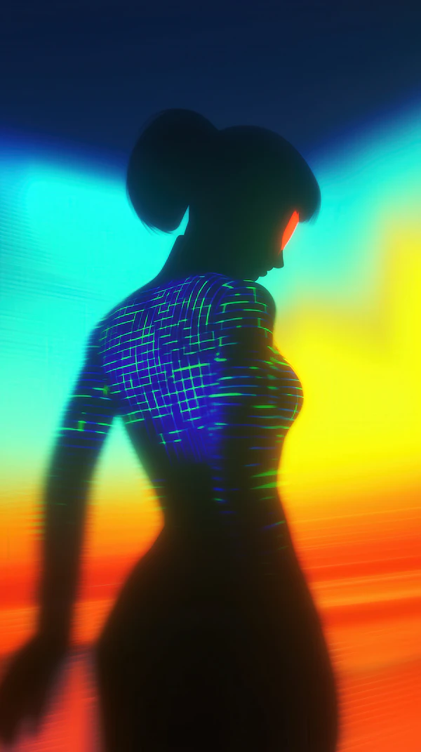 Futuristic Female Silhouette