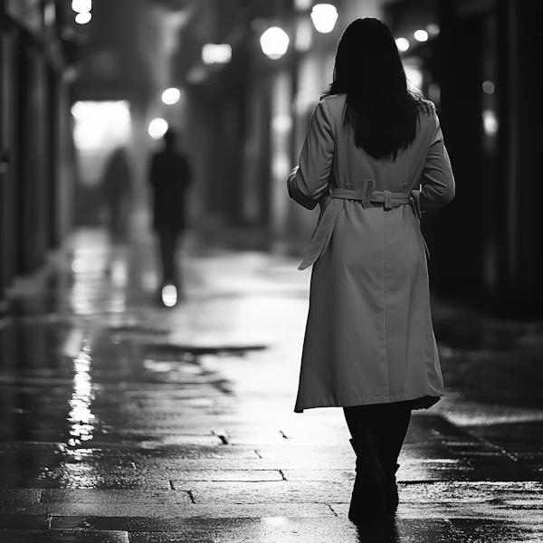Moody Urban Night Scene