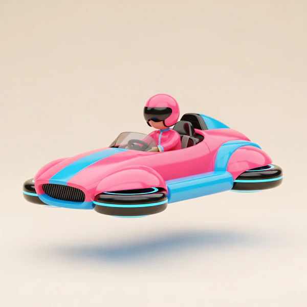 Futuristic Hover Car