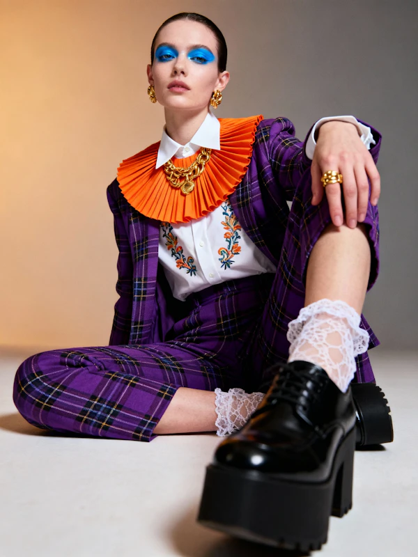 Avant-Garde Fashion Pose