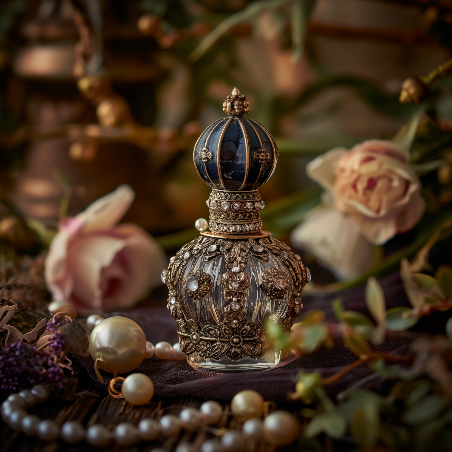 Vintage Luxury Perfume Bottle