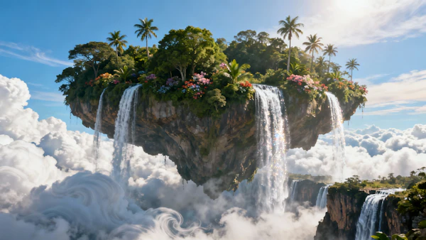 Floating Island Scene