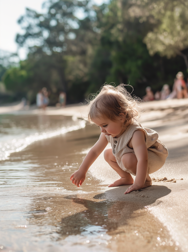 Child at the Beach