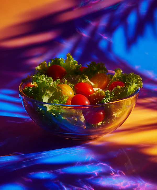 Vivid Salad Display