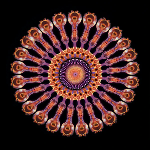 Glowing Mandala Design