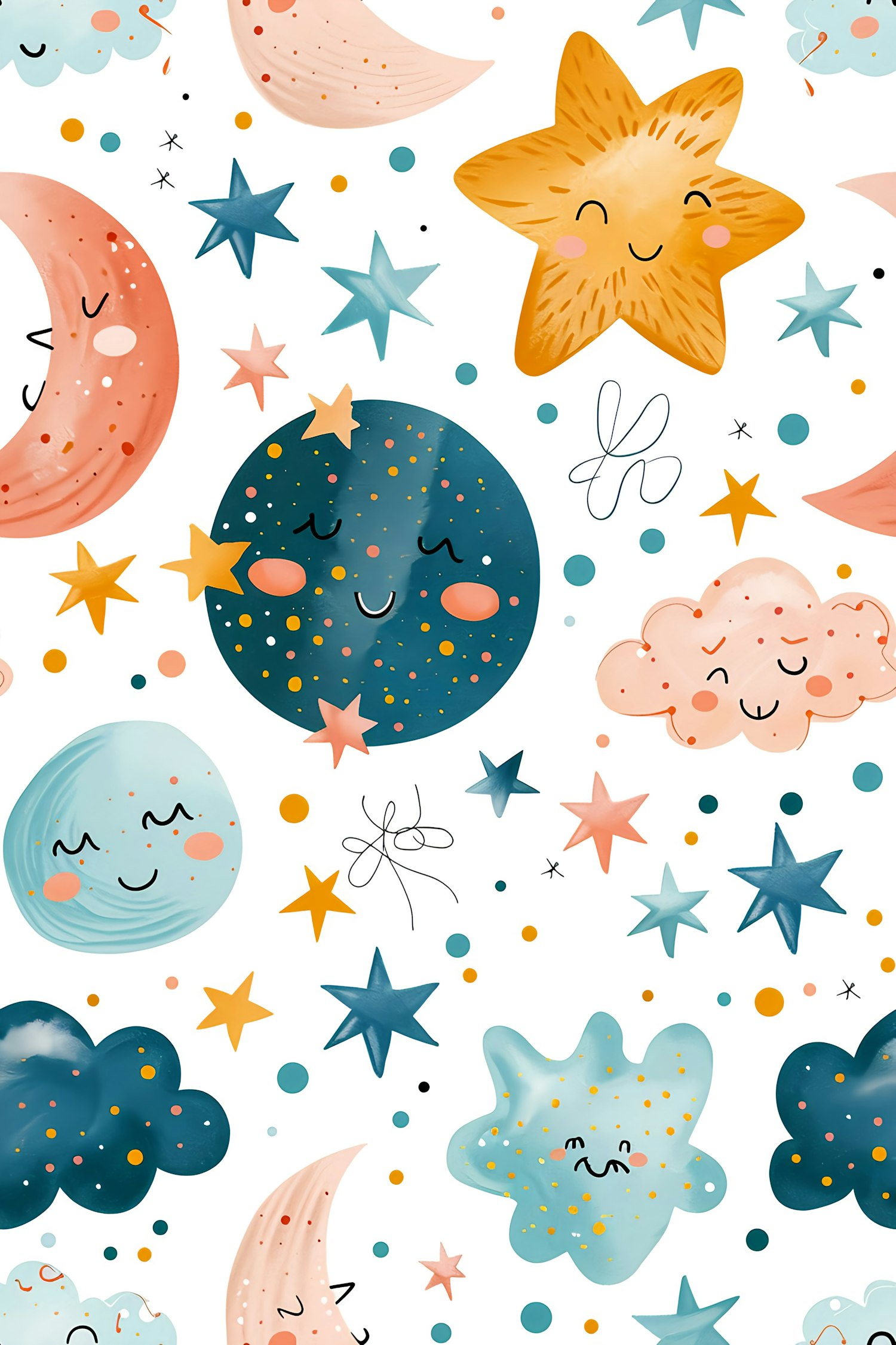 Whimsical Celestial Illustration