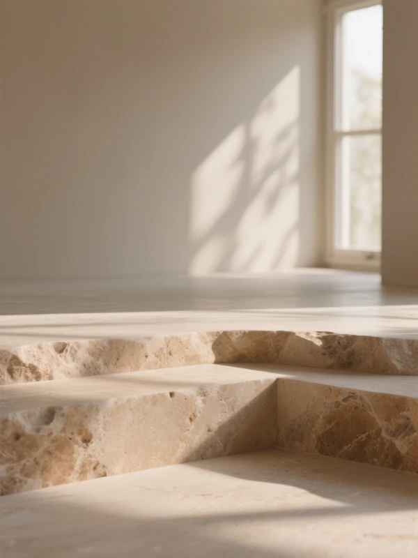 Elegant Marble Steps