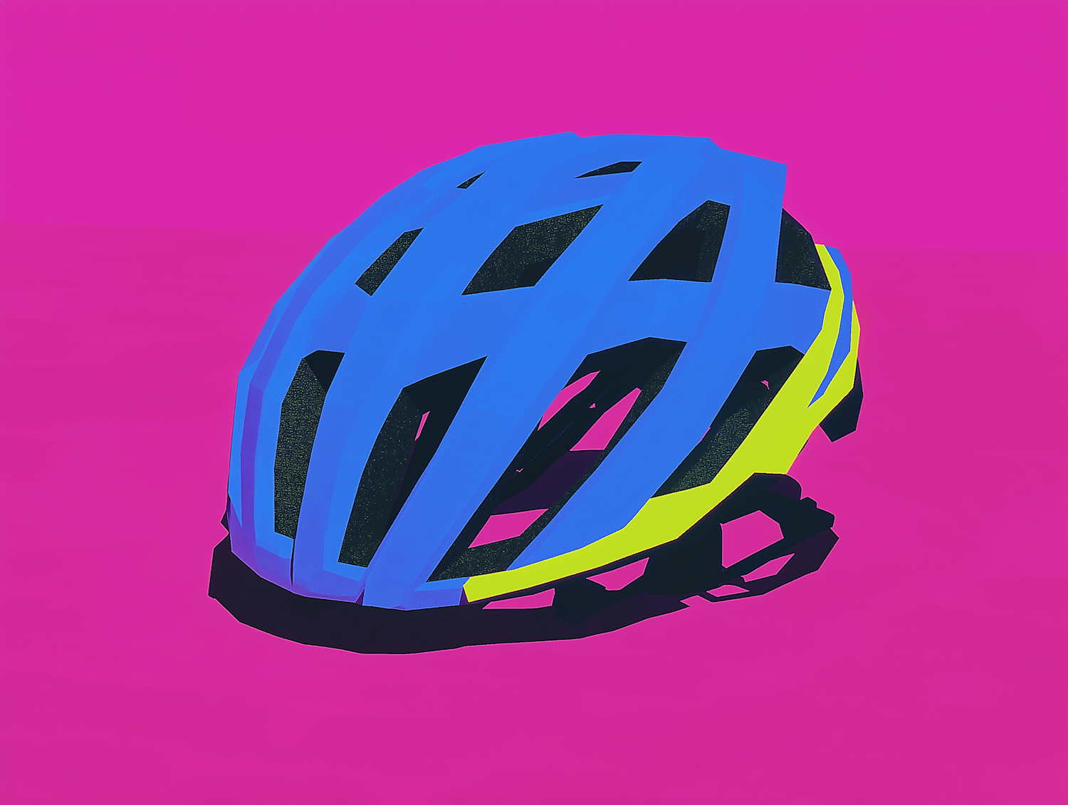 Vibrant Bicycle Helmet