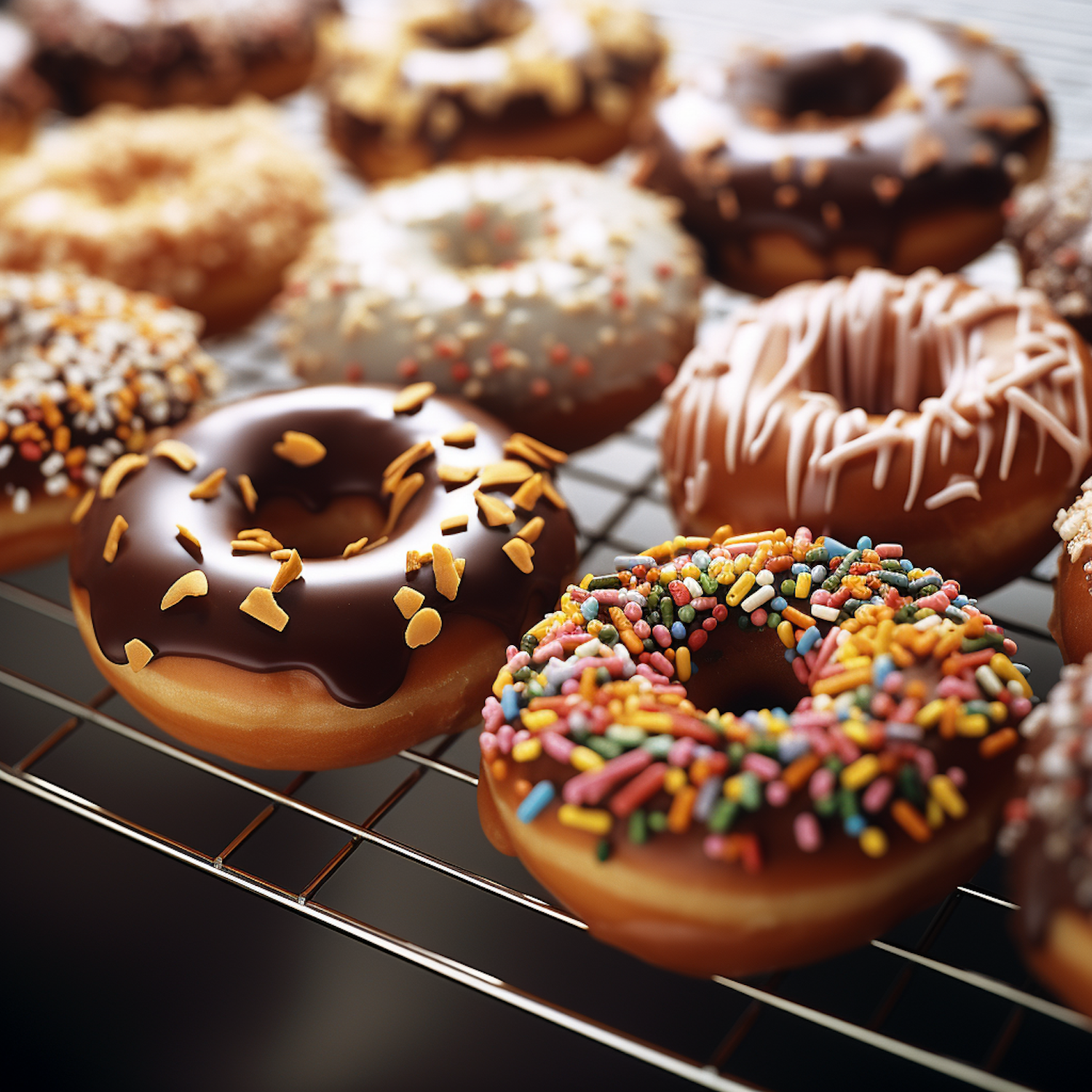 Decadent Doughnut Display