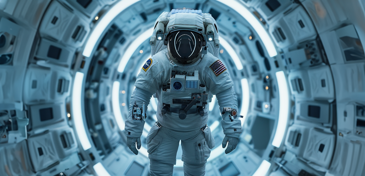 Astronaut in Spacecraft