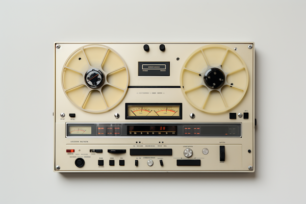 Vintage Reel-to-Reel Tape Recorder