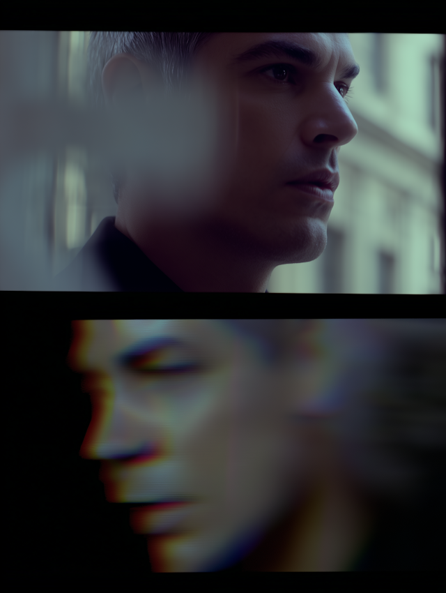 Dual Portrait Abstract