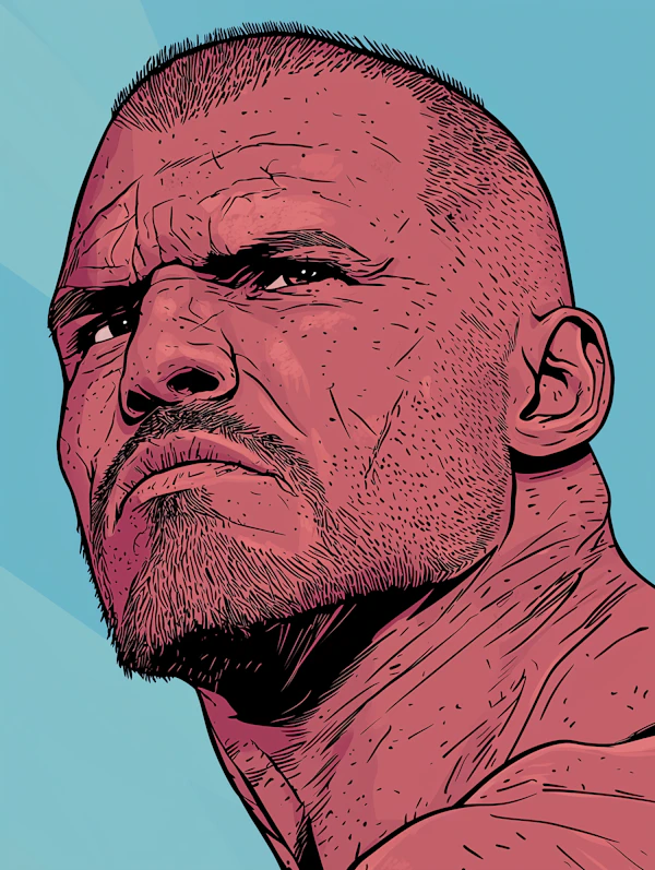 Rugged Man Illustration
