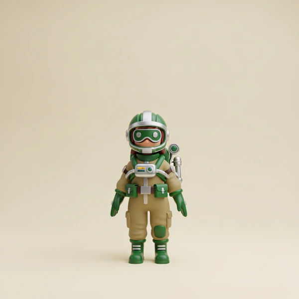 Stylized Space Explorer