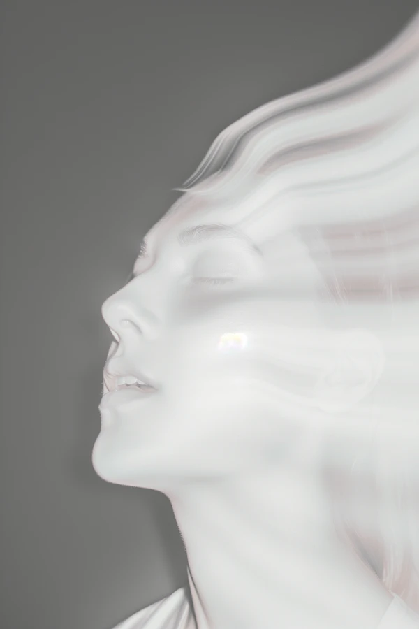 Surreal Profile Portrait